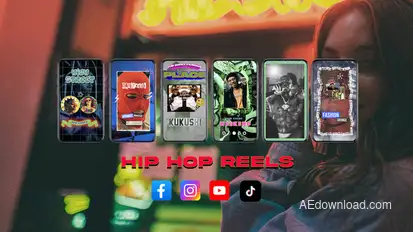 Hip Hop Reels Product Promo template preview