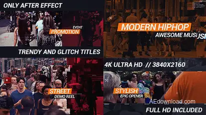 HipHop Urban Opener Openers template preview