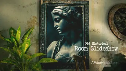 Historic Room Memories Video Displays template preview