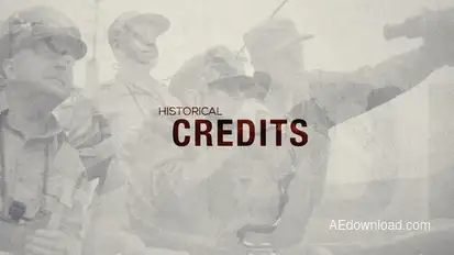 Historical Credits Openers template preview