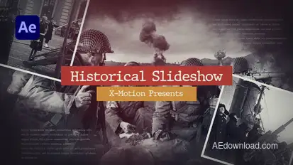 Historical Moments || Historical Slideshow Video Displays template preview