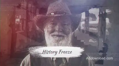 History Freeze Openers template preview