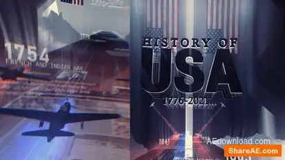 History Intro Openers template preview