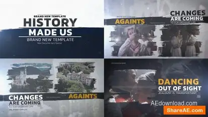 History Made Us Openers template preview