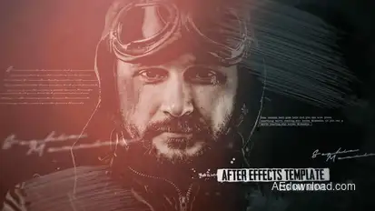 History Slideshow Logo Stings template preview