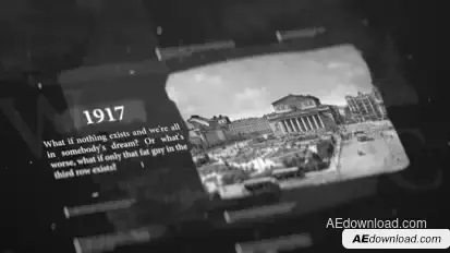 History Slideshow Video Displays template preview