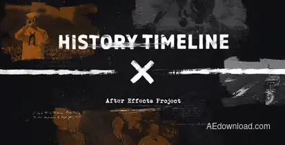 History Timeline Openers template preview