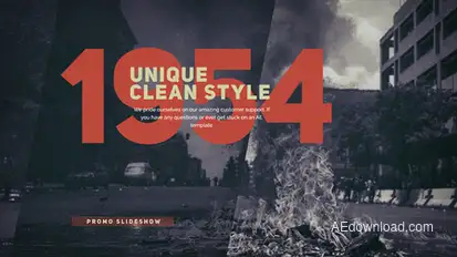 History Timeline Video Displays template preview