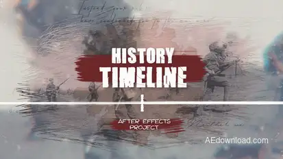 History Timeline Openers template preview
