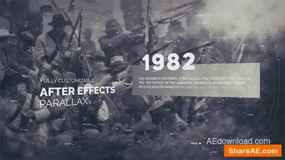 History Timeline Opener Openers template preview