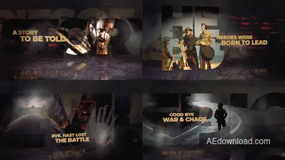 History Title Text Opener Openers template preview