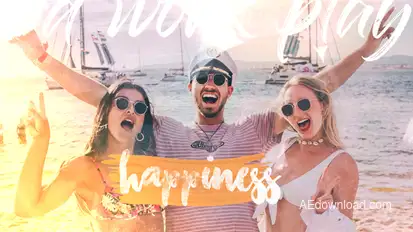 Holiday Photo Memory Video Displays template preview