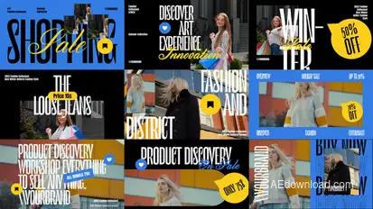 Holiday Sale Video Display After Effect Template Product Promo template preview