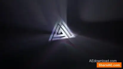 Holographic Logo Reveal Logo Stings template preview