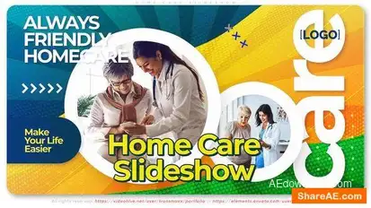 Home Care Slideshow Openers template preview
