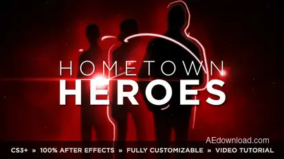 Hometown Heroes Openers template preview