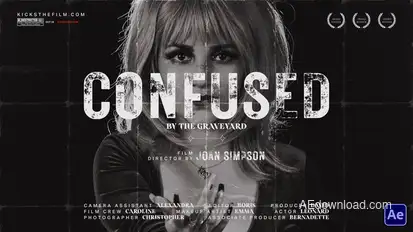 Horror Cinematic Titles Titles template preview