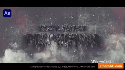 Horror Cinematic Trailer Titles Openers template preview