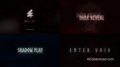 Horror Logo for After Effects Logo Stings template preview