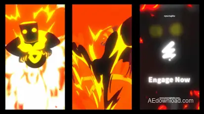 Horror Monster Logo Opener for After Effects Logo Stings template preview