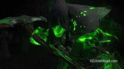 Horror Reaper Reveal Logo Stings template preview