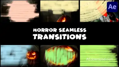 Horror Seamless Transitions | After Effects Elements template preview