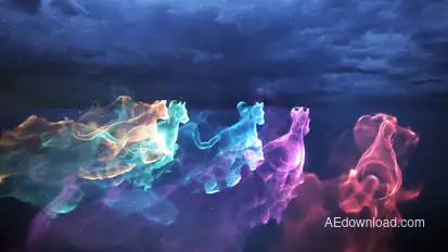 Horse Particle Trails Logo Logo Stings template preview