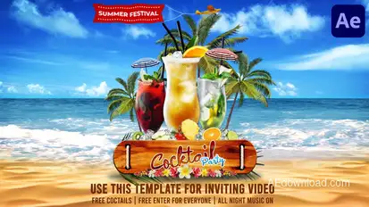 Hot Summer Festival | After Effects Titles template preview