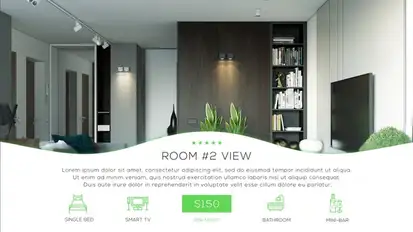 Hotel Promo Video Displays template preview