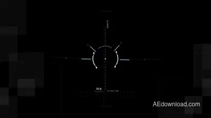 HUD Advanced Target 4 Infographics template preview