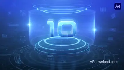 HUD Countdown Logo Intro Logo Stings template preview