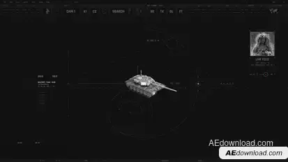 HUD Covert Operations Military 3 Elements template preview