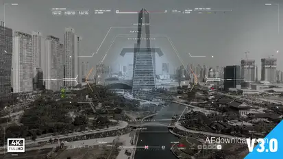 HUD Drone Sight Overlay Elements template preview