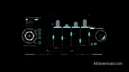 HUD Electric Pump Infographics template preview
