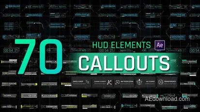 HUD Elements Callouts Elements template preview