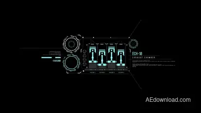HUD Exhaust Chamber Infographics template preview