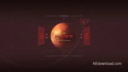 HUD Mars Video Displays template preview