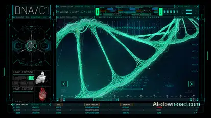 HUD Medical DNA1 Elements template preview