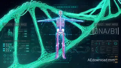 HUD Medical DNA3 Elements template preview