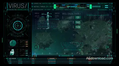 HUD Medical Virus 2 Elements template preview