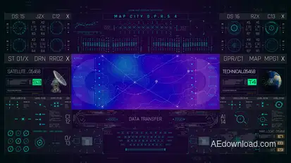 HUD PRO GPRS 4 Elements template preview