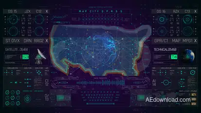 HUD PRO GPRS 5 Elements template preview
