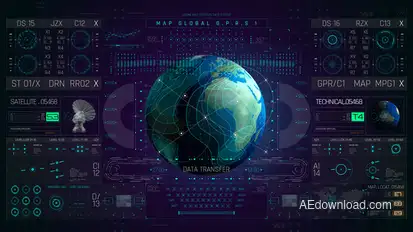 HUD PRO GPRS1 Elements template preview