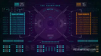 HUD PRO Match1 Elements template preview