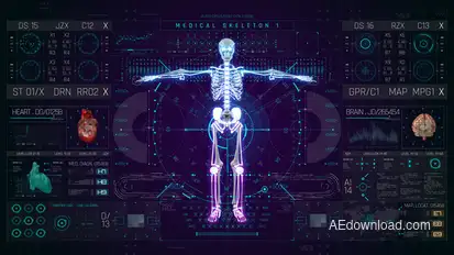 HUD PRO Medical Skeleton Elements template preview