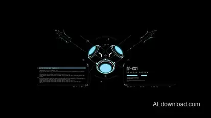 HUD Reactor Fusion Infographics template preview