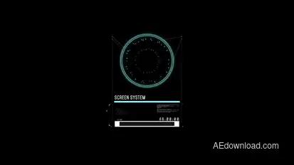 HUD Screen System 1 Infographics template preview