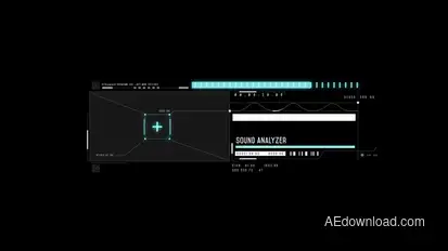 HUD Sound Analyzer 2 Infographics template preview