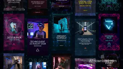HUD Technology Stories Product Promo template preview
