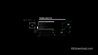 HUD Thermal Analytics 2 Infographics template preview